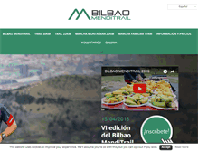 Tablet Screenshot of bilbaomenditrail.com